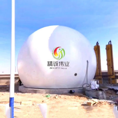 نگهدارنده گاز بیوگاز گالوانیزه گرم با محافظ در برابر خوردگی