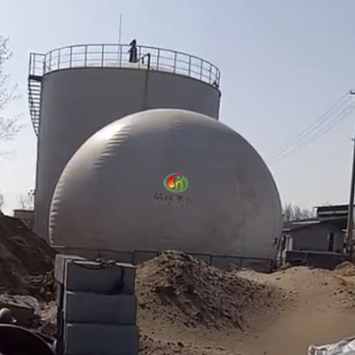نگهدارنده گازی دایره ای کنترل اتوماتیک برای نیروگاه بیوگاز
